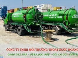 Quy trình thông cống chuyên nghiệp từ Hoàng Cường